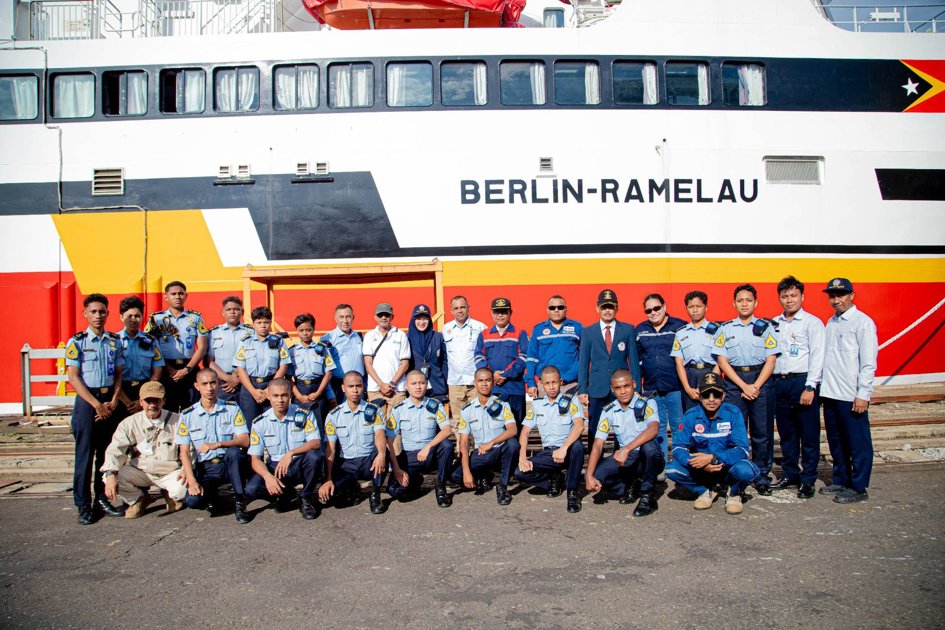 <p><strong>MV Berlin Ramelau Hala’o Sea Trial iha Surabaya Antes Fila ba Timor-Leste</strong></p>