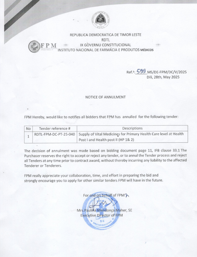 INFORMSAUN ANULA PROJETU