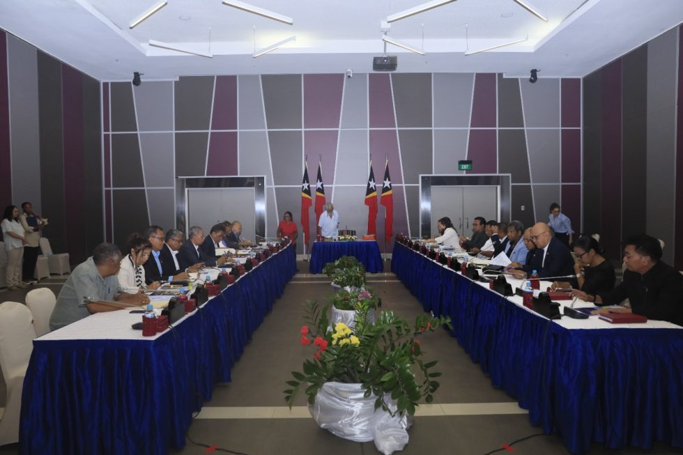 MI PARTISIPA IHA REUNIAUN KONSELLU MINISTRU