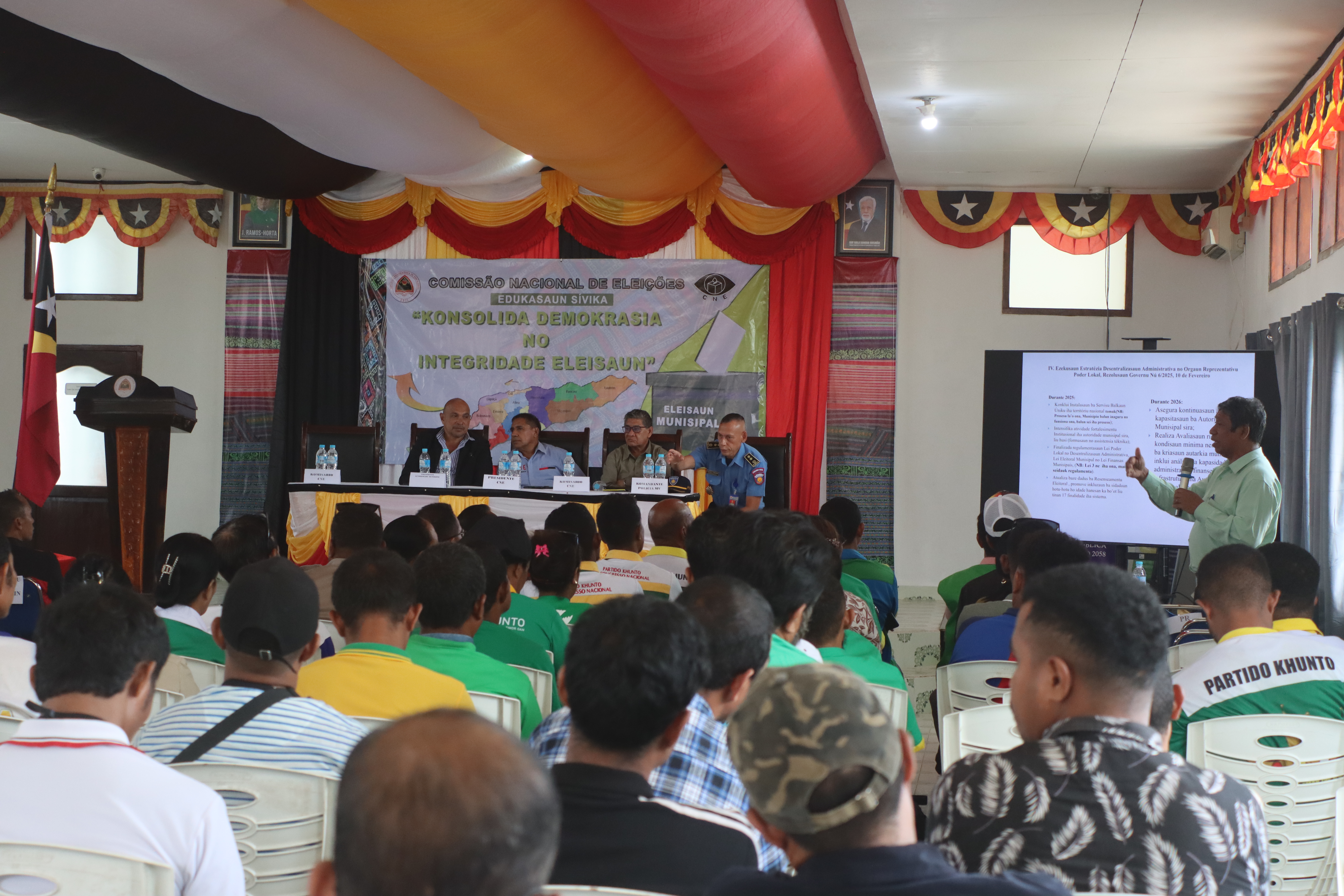 CNE Husu Parpol sira harí sede Iha Postu Administrativu sira