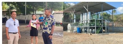 The National Directorate For Pollution Control Together With The Environmental Manager Monitored The Company'S Hitam Panda.
