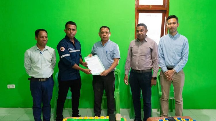 TERMU DE ENTREGA PROJETU REHABILITASAUN EDIFISIU SEGURANSA BA SENTRU TRATAMENTU OLEO FOER IHA TIBAR