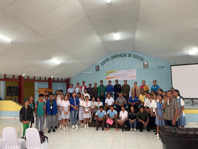Diresaun Geral do Ambiente Realiza aktividade kampaña Nasional “Hau Nia Tasi Hau Nia Timor” HTHT iha Munisipio Baucau.
