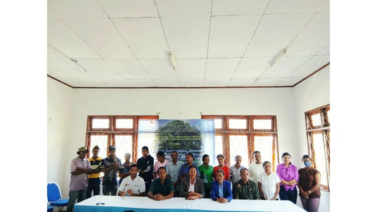 Centro Edukasaun No Informasaun Ambiental (CEIA) Halao Atividade Lansamentu Ba Programa Suku Verde, Eskola Verde No Brigada Ambiental Iha Autoridade Munisipiu Ainaru