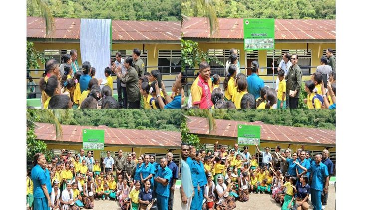 Ministerio Turismo e Ambiente, Diresaun Jeral Ambiente, Diresaun Centro Edukasaun no Informasaun Ambiental, Inagura Eskola Verde Iha Eskola EBF. Camea Rai-Hun.
